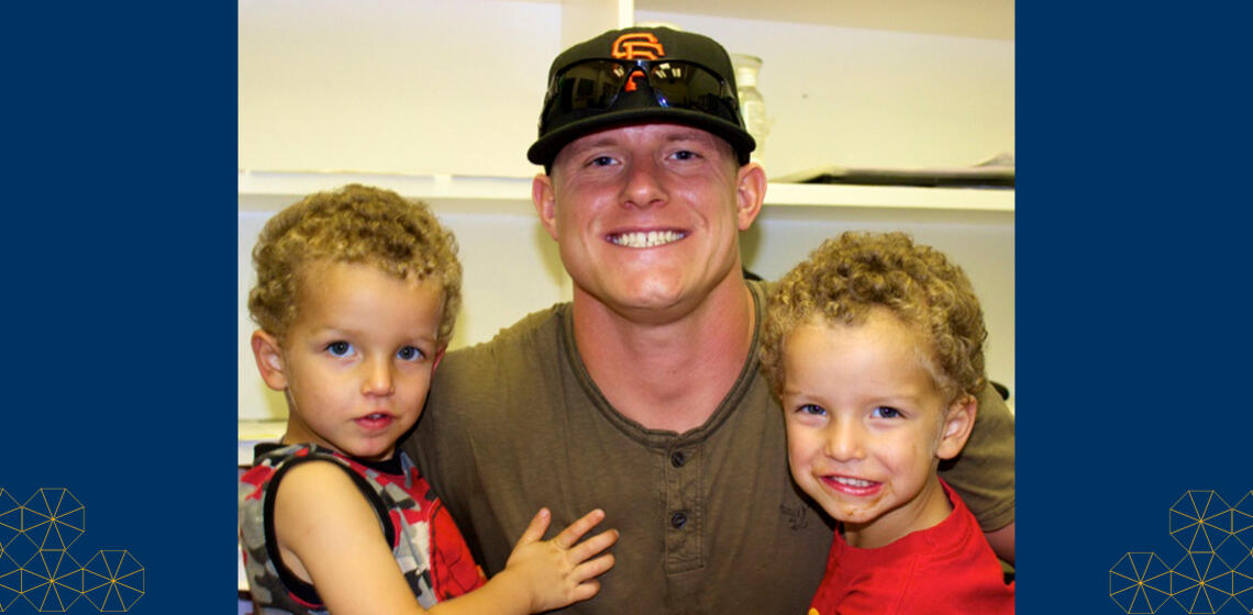 UC Berkeley student parent with his two sons